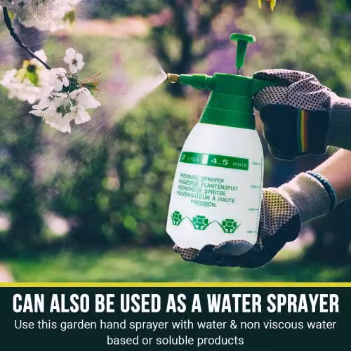 Pelle & Sol Manual Pump Action Pressure Sprayer in Green and Multicolour, 2 L – 6