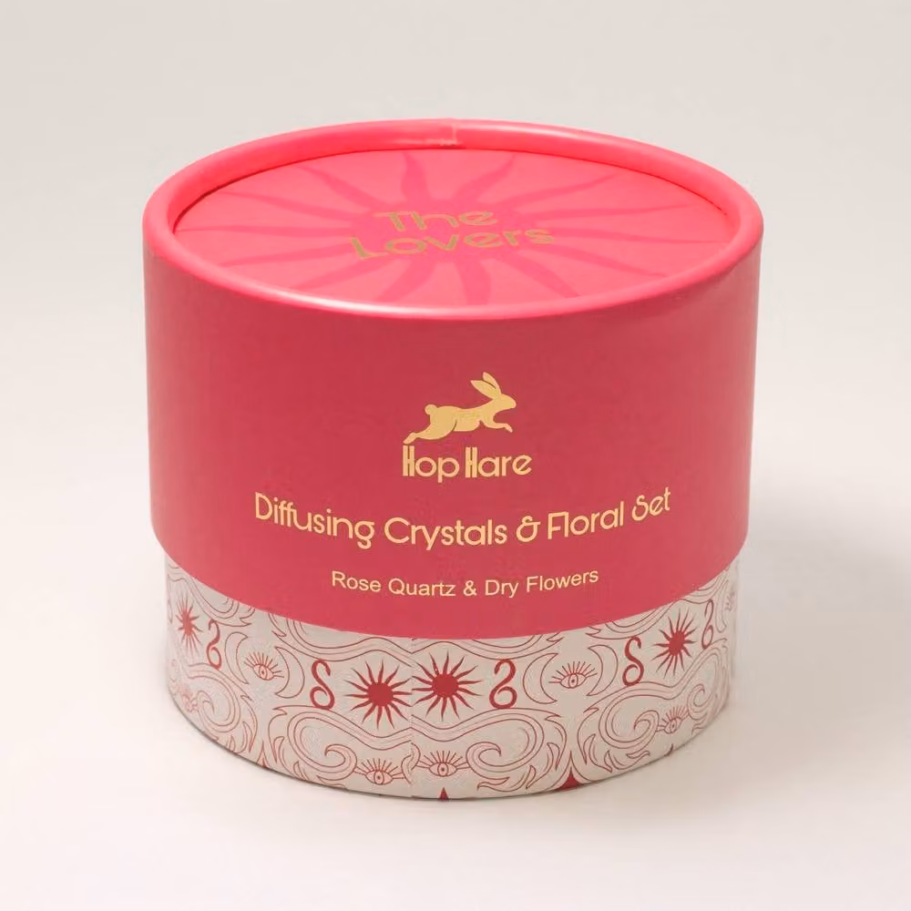 Serenityy Hop Hare Diffusing Crystals and Floral Set in Pink – 2