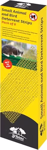 St Helens Home & Garden Small Animal and Bird Deterrent Strips, Black, Pack of 6 – 3