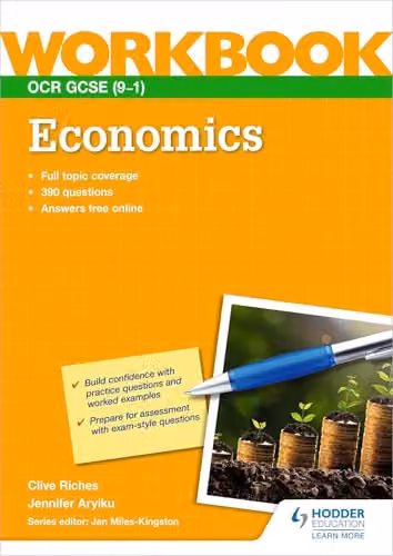 Hodder Education OCR GCSE (9-1) Economics Workbook in Orange
