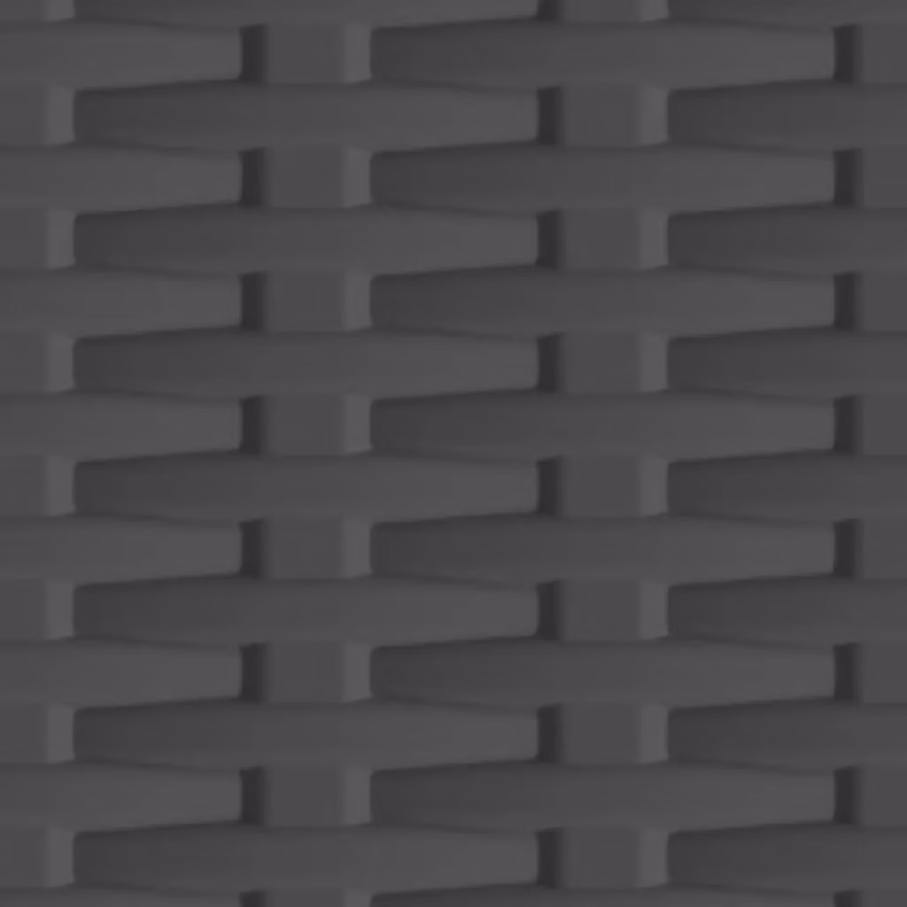 Berkfield Home Plastic Cabinet in Grey with Rattan Design, W/D/H: 68 x 39 x 92 cm – 3