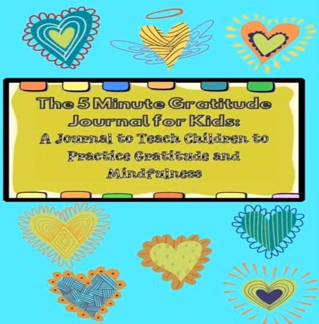 Power of Gratitude The 5 Minute Gratitude Journal for Kids in Multicolour