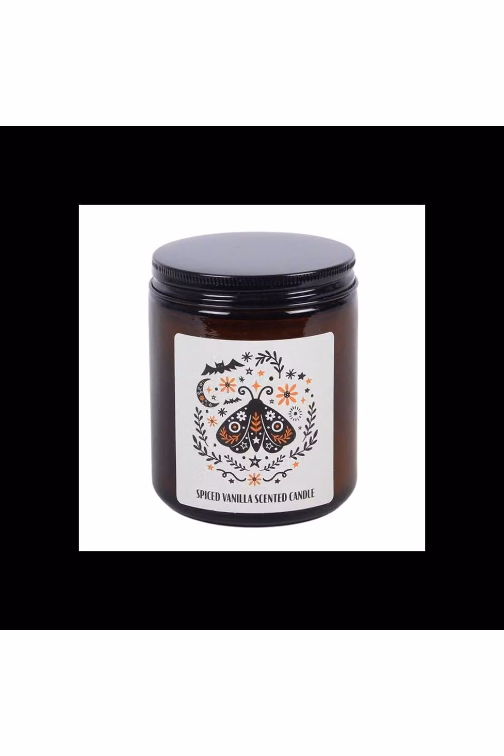 KDMD Frightful Folk Moth Spiced Vanilla Scented Candle Jar in Brown – 2