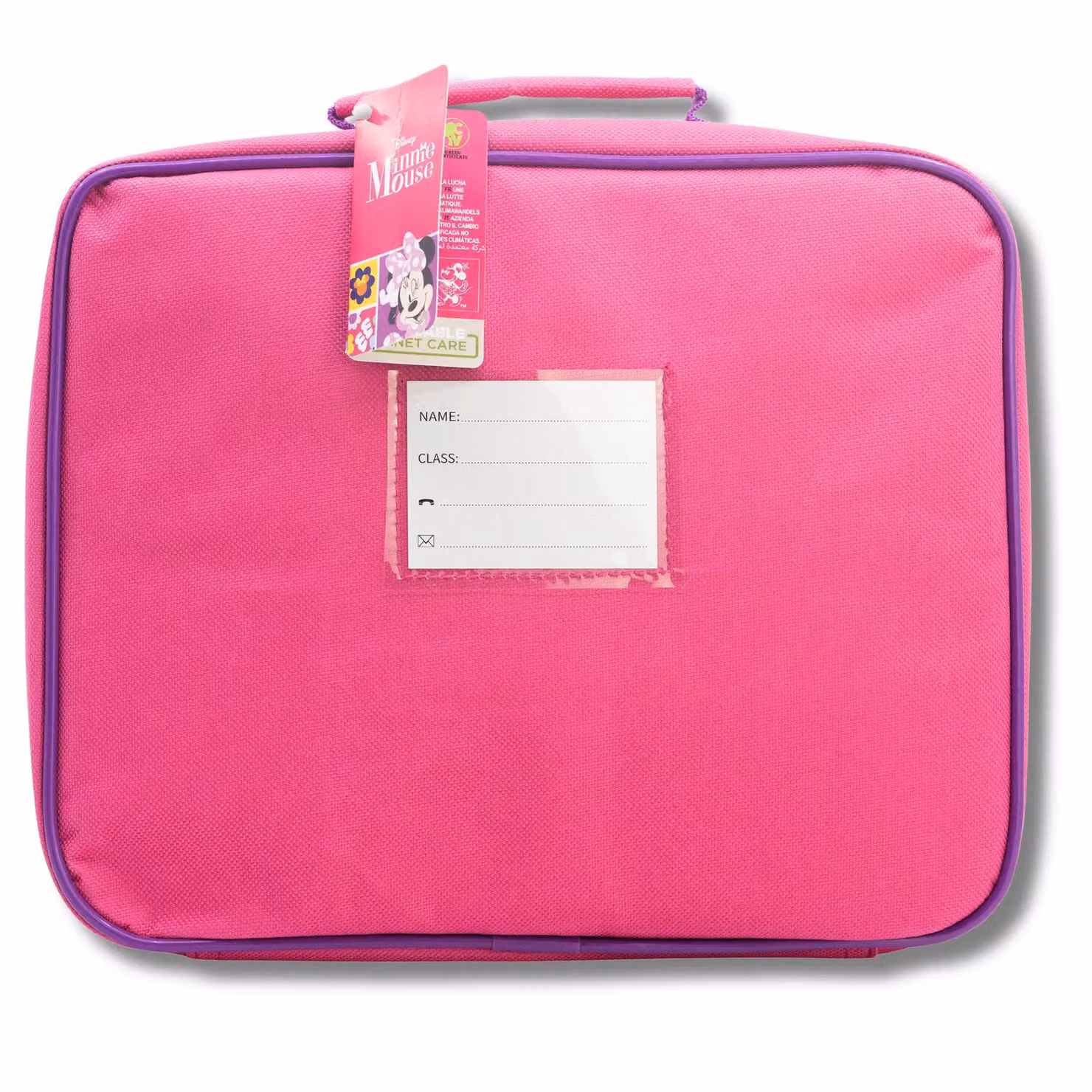 Minnie Mouse Women's Insulated Fabric Lunch Bag in Purple – 2
