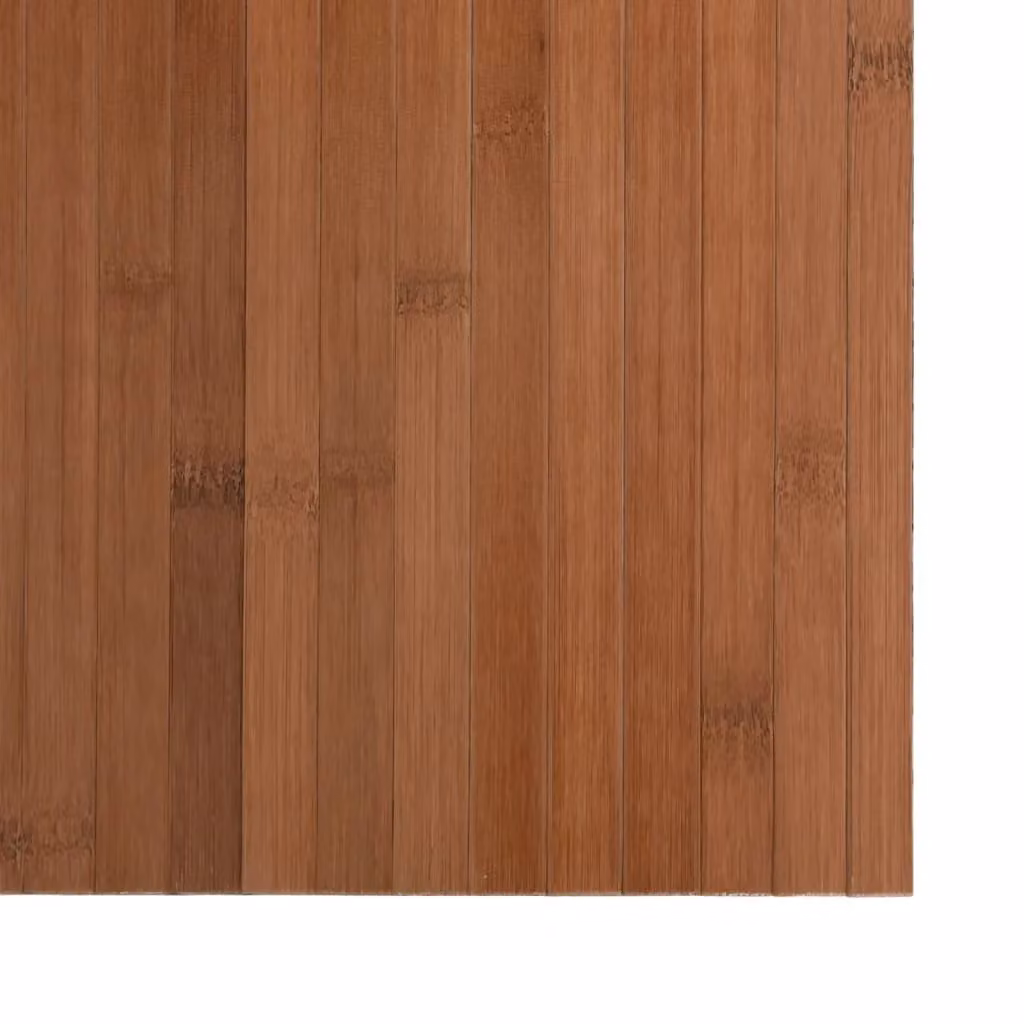Berkfield Home Rectangular Bamboo Rug in Brown, W: 60 cm, L: 500 cm – 3