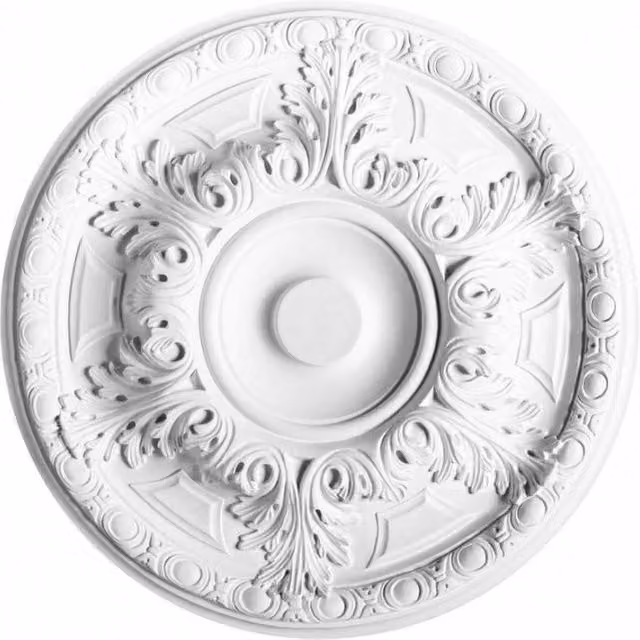 Orac Decor Luxxus Collection Ceiling Medallion, White, Diameter: 49 cm