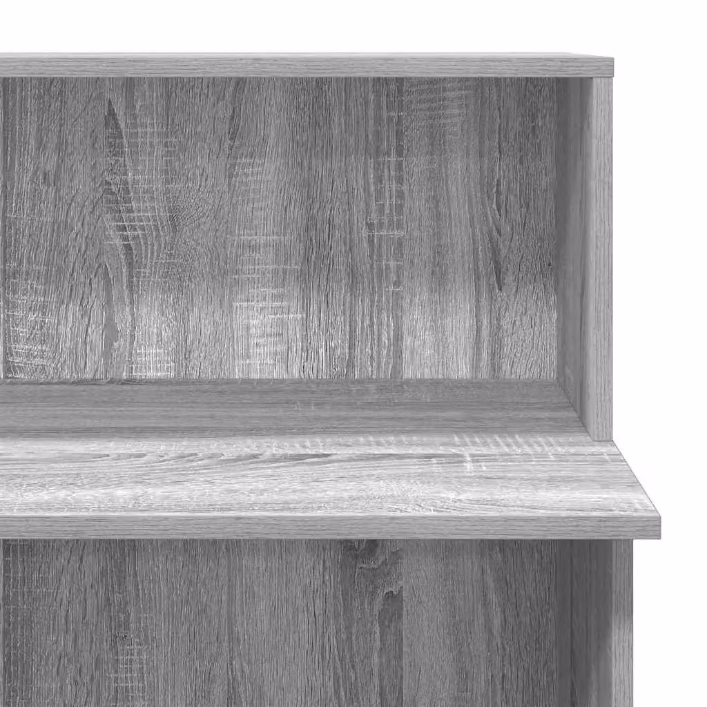 Berkfield Home Reception Desk in Grey Sonoma, W/D/H: 100 x 50 x 103.5 cm – 4
