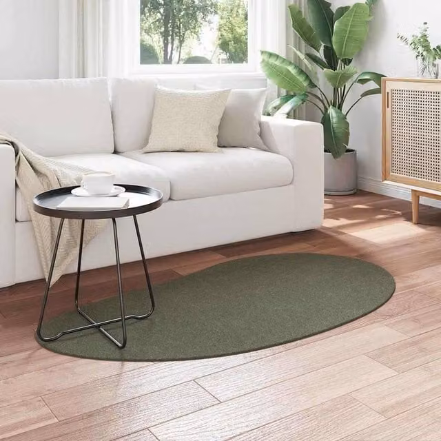 Berkfield Home Modern Non-Slip Area Rug in Green, W 80 cm x L 150 cm – 1