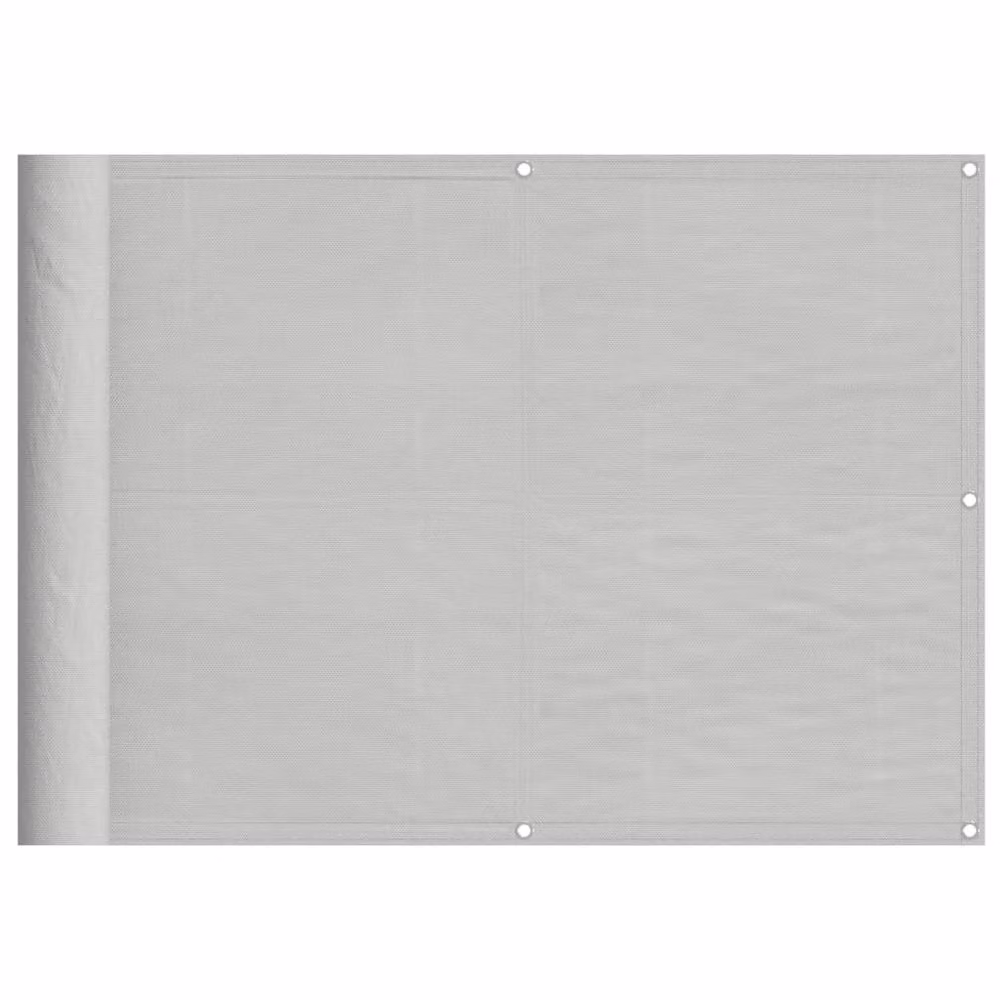 Berkfield Home Versatile Balcony Screen, Light Grey, W: 75 cm, H: 500 cm, UV-Resistant Polyester Oxford Fabric – 2