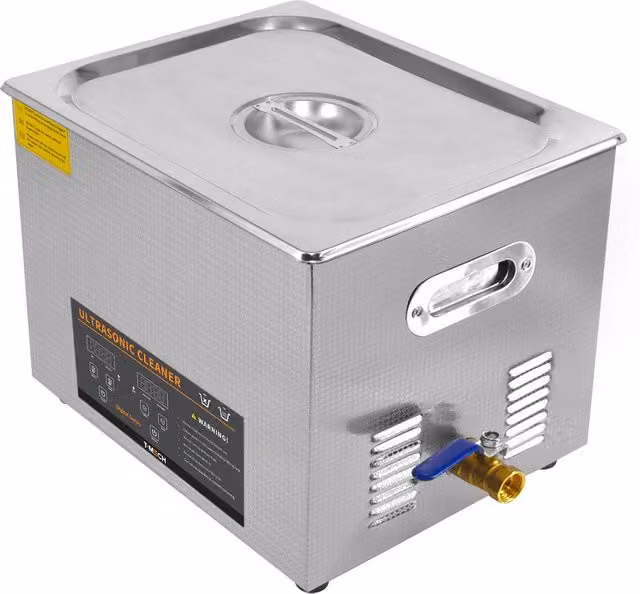 T-Mech Silver Stainless Steel Ultrasonic Cleaner 30l