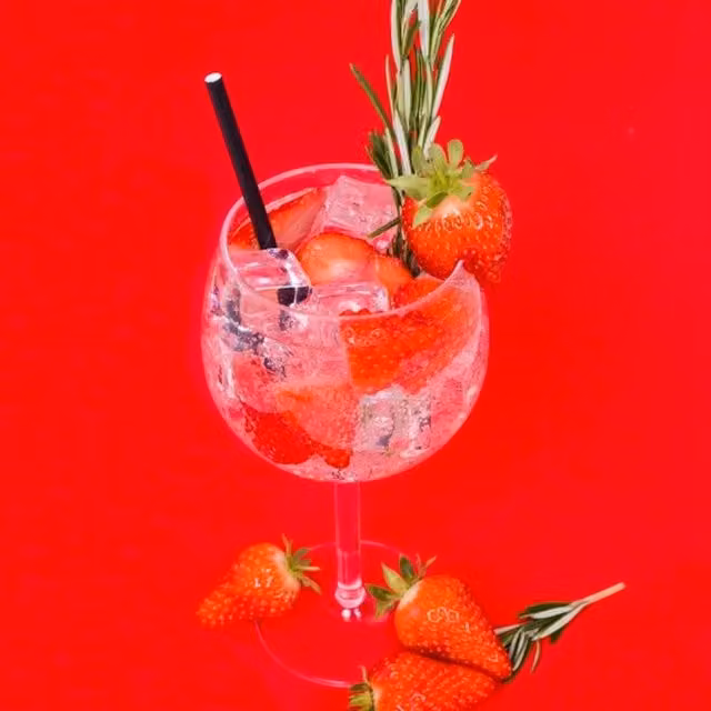 RSW Transparent Plastic Cocktail Gin Glass, Set of 8