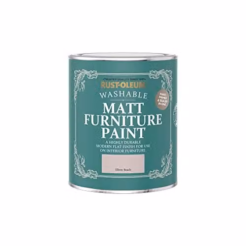 Rust-Oleum Matt Furniture and Skirting Board Paint, Elbow Beach Pink, 0.75 l – 3