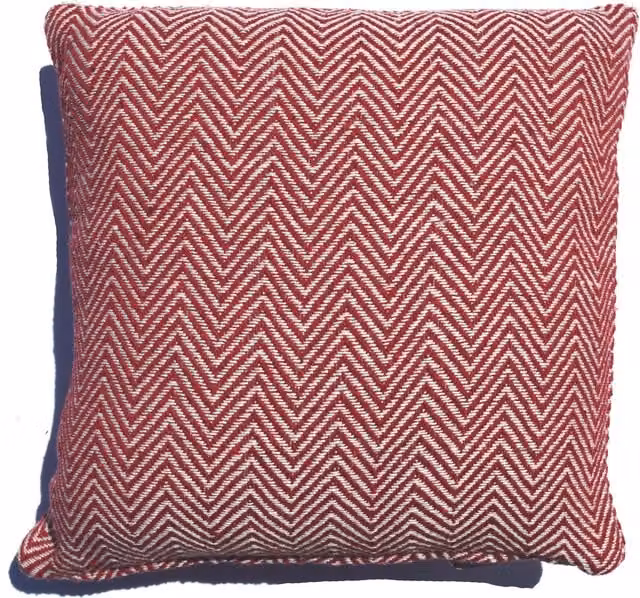 Rapport Home Skye Square Cushion Cover in Red, 43 x 43 cm