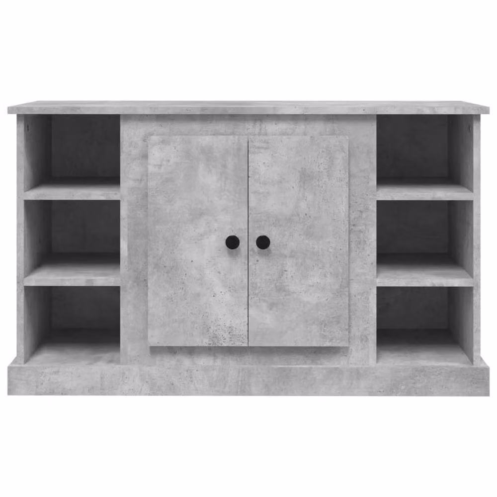 Berkfield Home Sideboard in Concrete Grey, W/D/H: 100 x 35.5 x 60 cm – 3