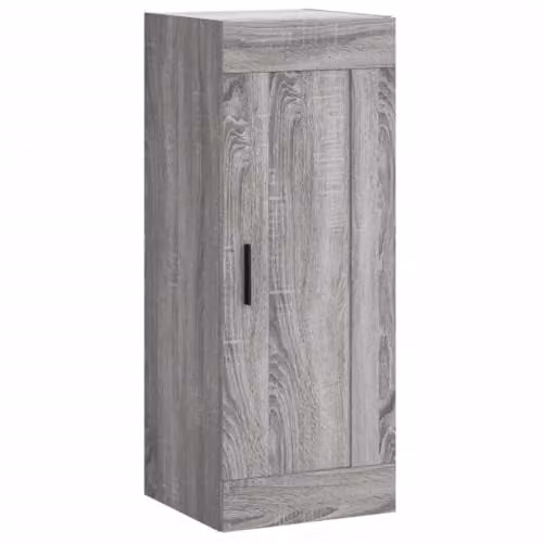 vidaXL Wall Mounted Cabinet in Grey, W/D/H: 34.5 x 34 x 90 cm