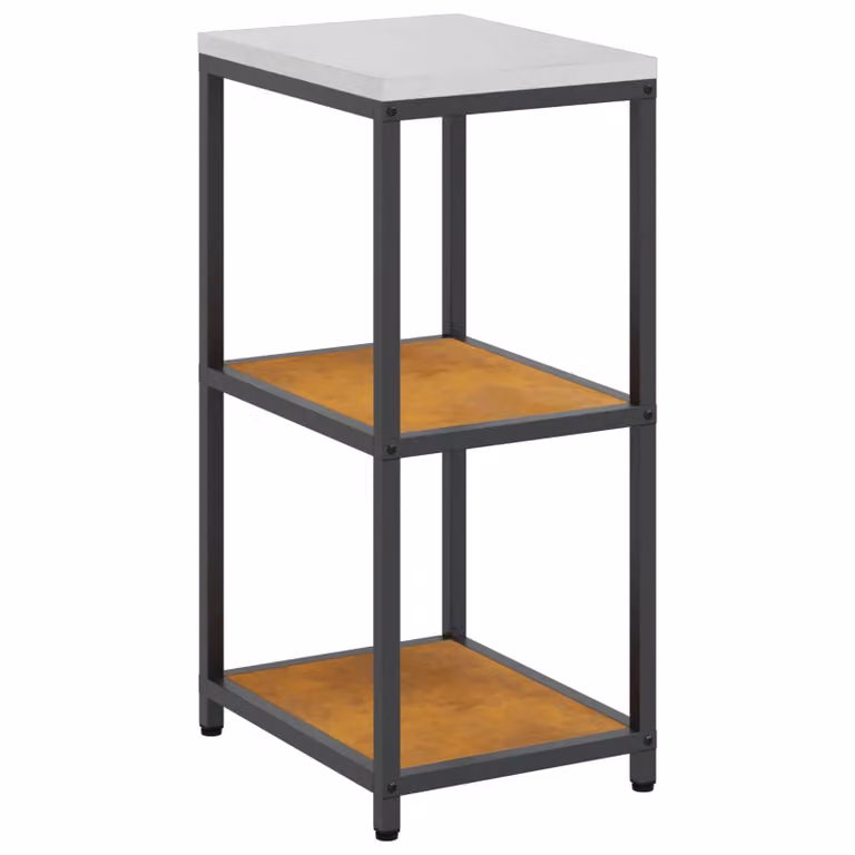 Berkfield Home Kitchen Storage Shelf in Brown Rusty Weathering Steel