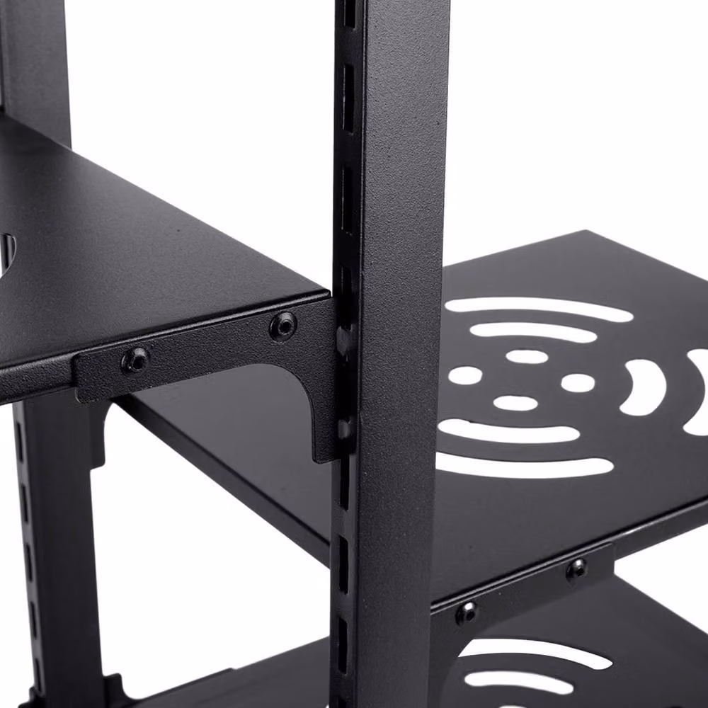 Garden Sanctuary 5-Tier Adjustable Metal Kitchen Pot Rack Organizer in Black, W/D/H: 43.0 x 51.0 x 137.2 cm – 4