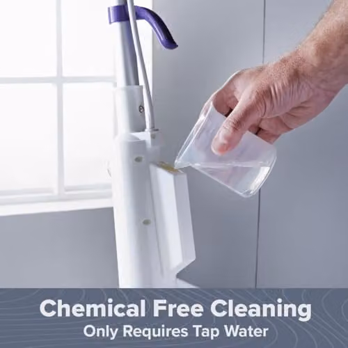 Quest 1300W Steam Mop Cleaner in Purple and White with 350ml Tank – 5