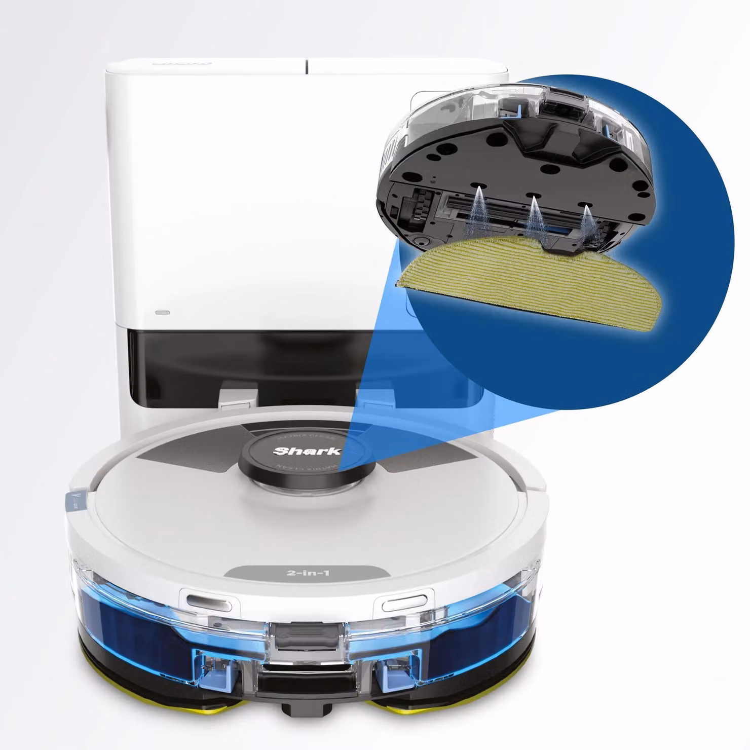 SharkNinja Matrix Plus 2-in-1 Self-Empty Robot Vacuum and Mop with App Control in White – 4