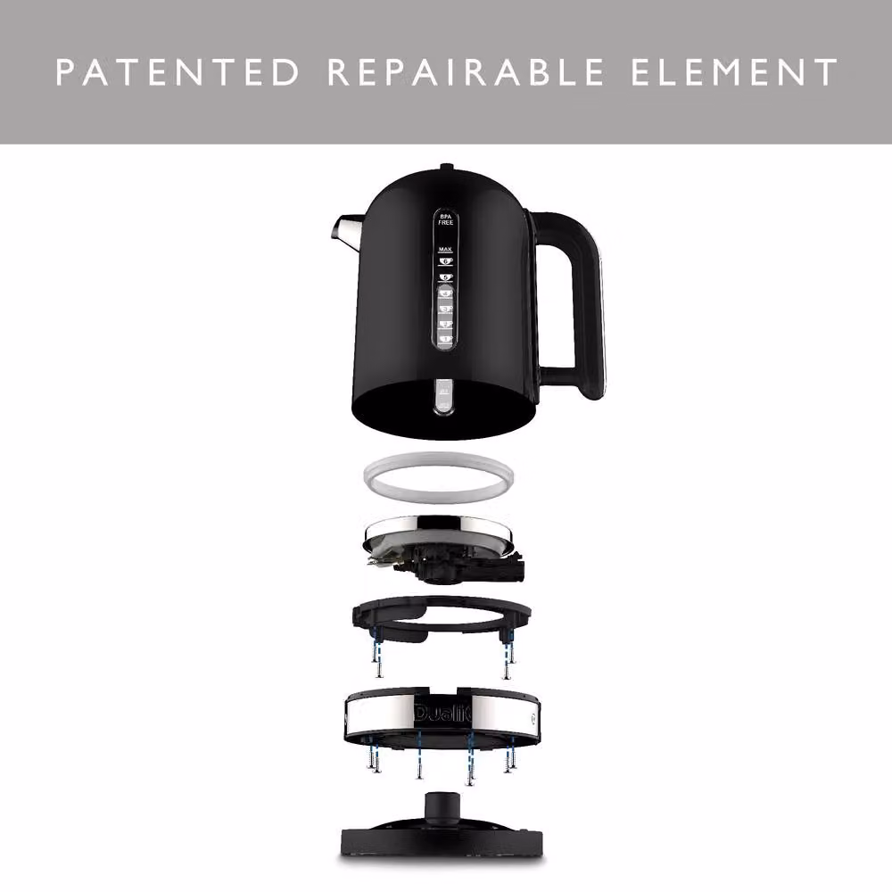 Dualit Classic Kettle in Black, 1.7 l – 6
