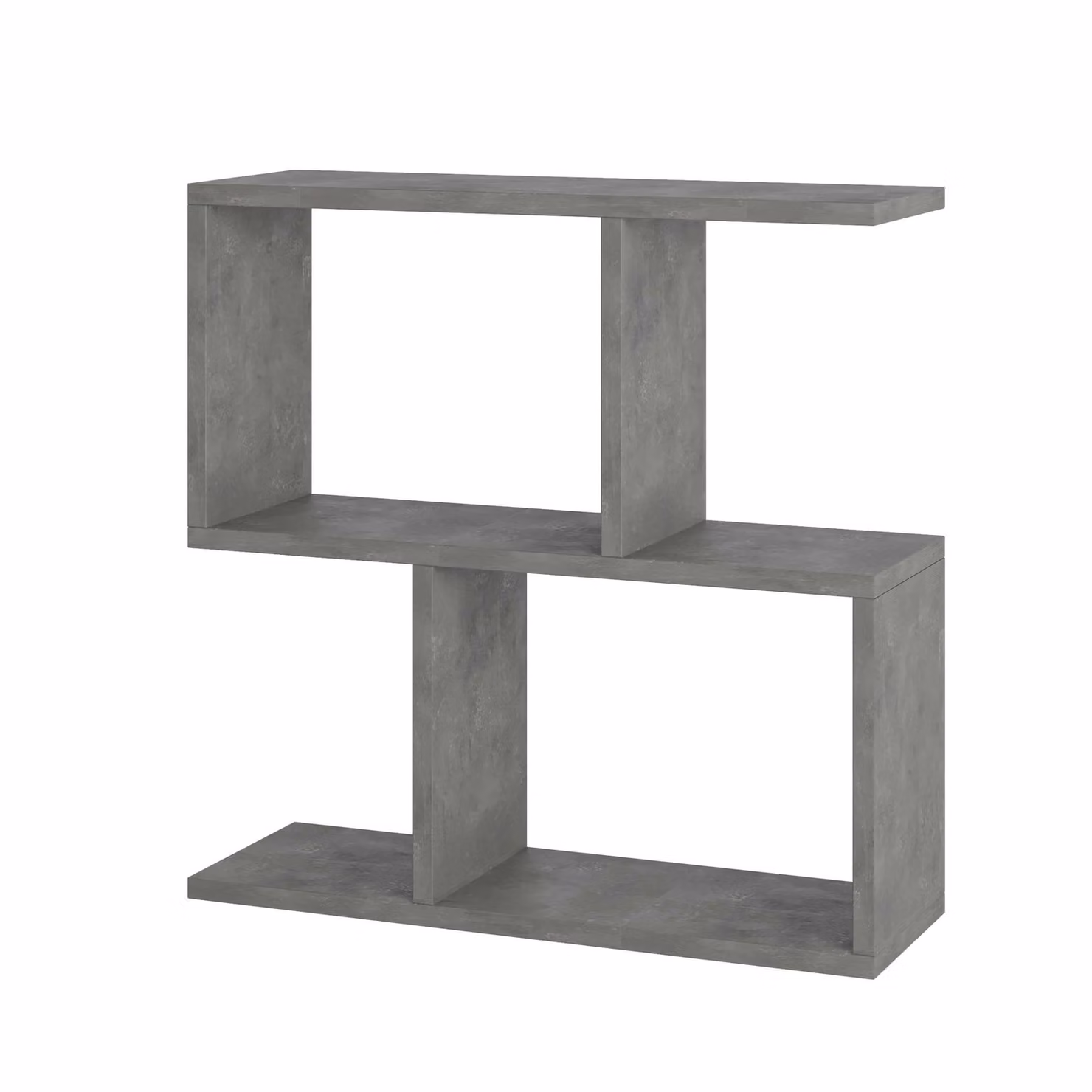 Decortie Homemania Modern 4-Compartment Side Table in Mid Grey, W/D/H: 60 x 60 x 19.5 cm – 4