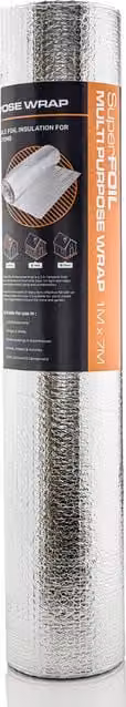 SuperFOIL Multipurpose Insulation in Silver, 15 cm