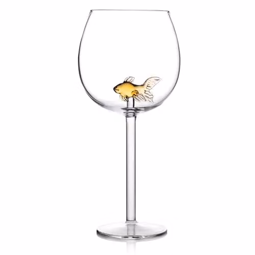 Bar Bespoke Goldfish Cocktail Bowl, 1 l, Transparent