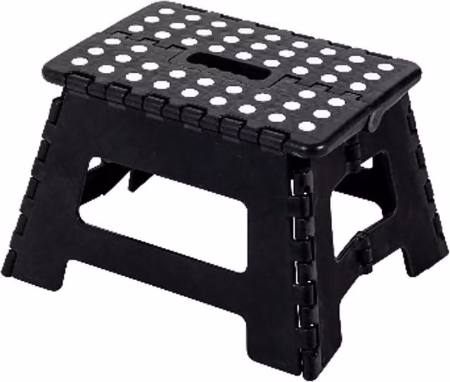 Addis Folding Stepping Stool - Black