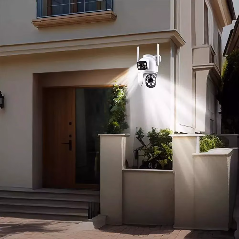 Hinsinc 8MP 4K Wireless IP Outdoor PTZ Smart Home Security CCTV Camera, White – 5