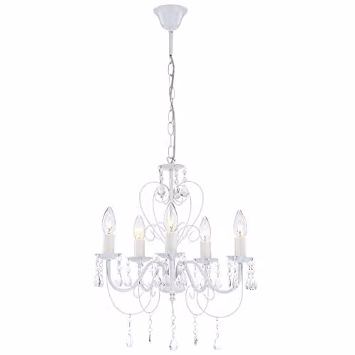 Globo Lighting Pinja Sphere Pendant Light in White and Transparent