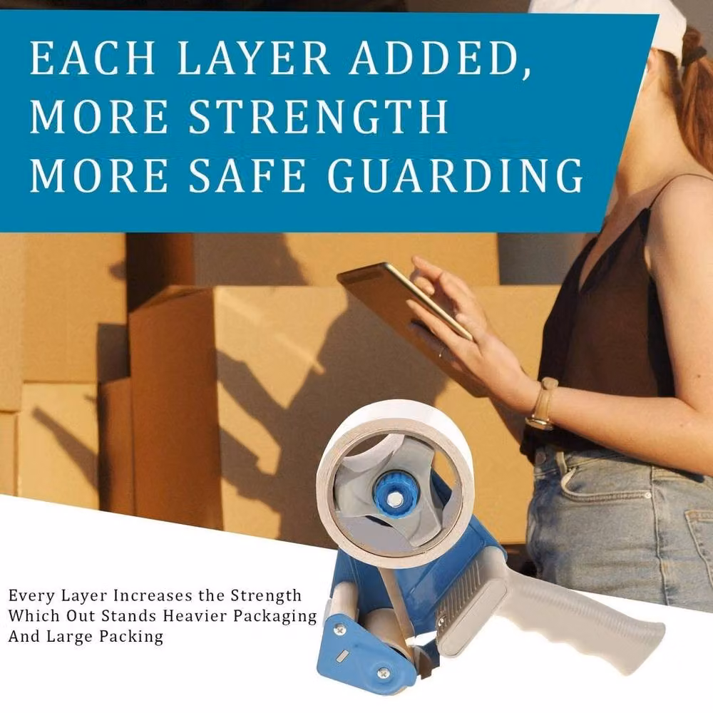 NESTLUNE Transparent Strong Packing Tape, 36 Rolls, W: 48 mm, Length: 66 m per roll – 4