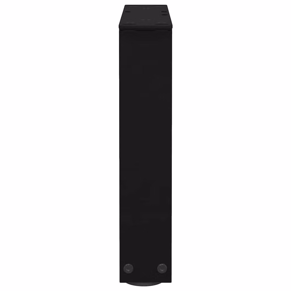 Berkfield Home Modern V-Shape Dining Table Legs, 2 Pieces, Black Steel, W: 30 x D: 30 x H: 31.3 cm – 5