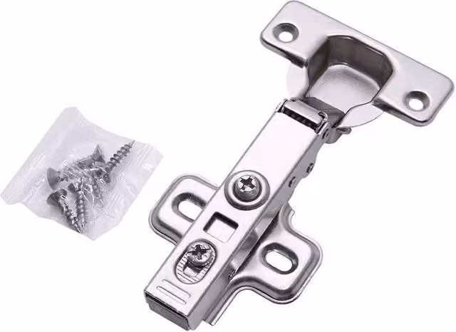 SPETLEK 10 Pack Soft Close Concealed Cup Cabinet Hinges in Stainless Steel Silver