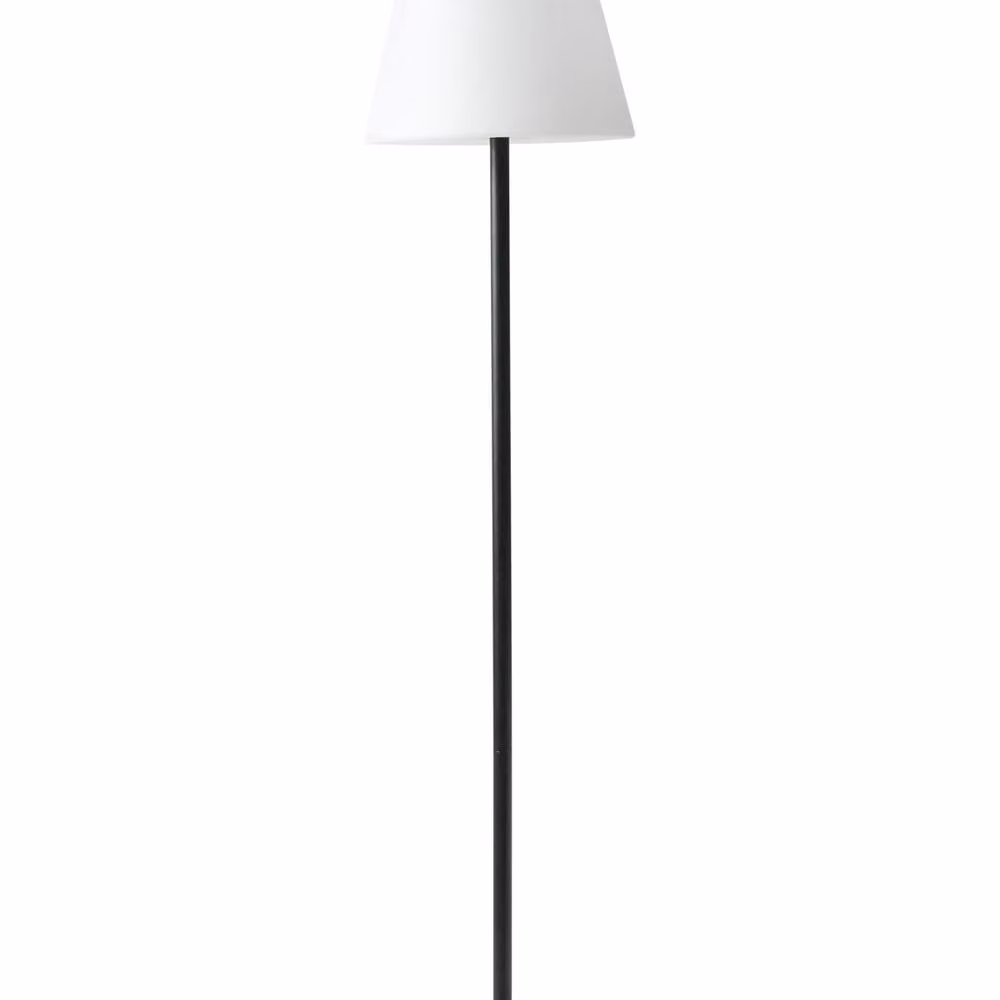Wyld and Coco White Solar LED Outdoor Floor Lamp with Remote Control, IP54 Waterproof, RGB Accent Lighting