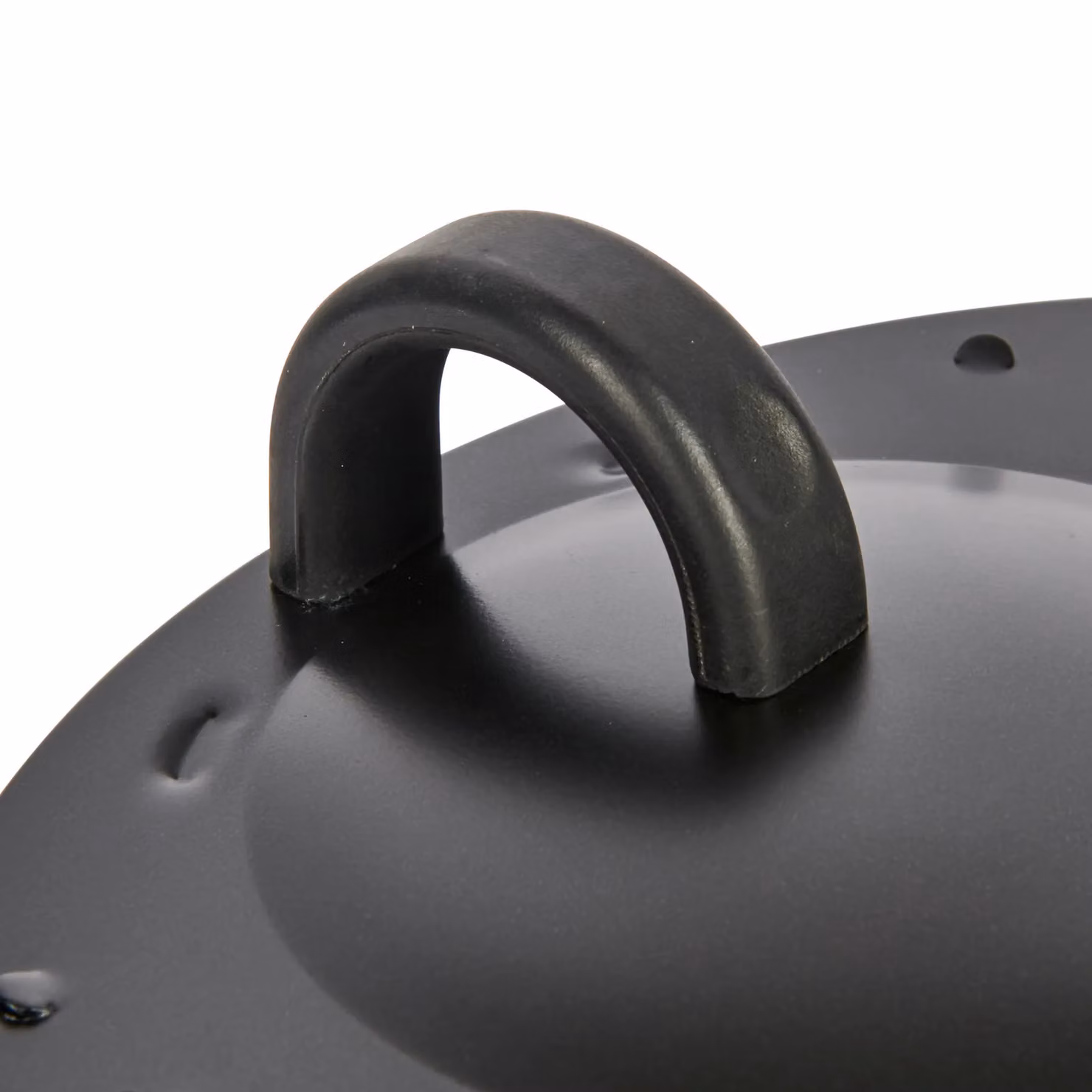 KitchenCraft Universal Splatter Guard Frying Pan Lid with Handle, Black, Diameter: 31 cm – 11