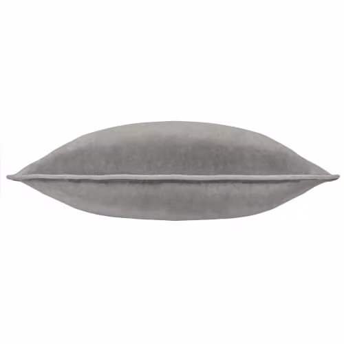 Riva Home Meridian Signature Collection Grey Velvet Square Cushion, 55 x 55 cm – 2