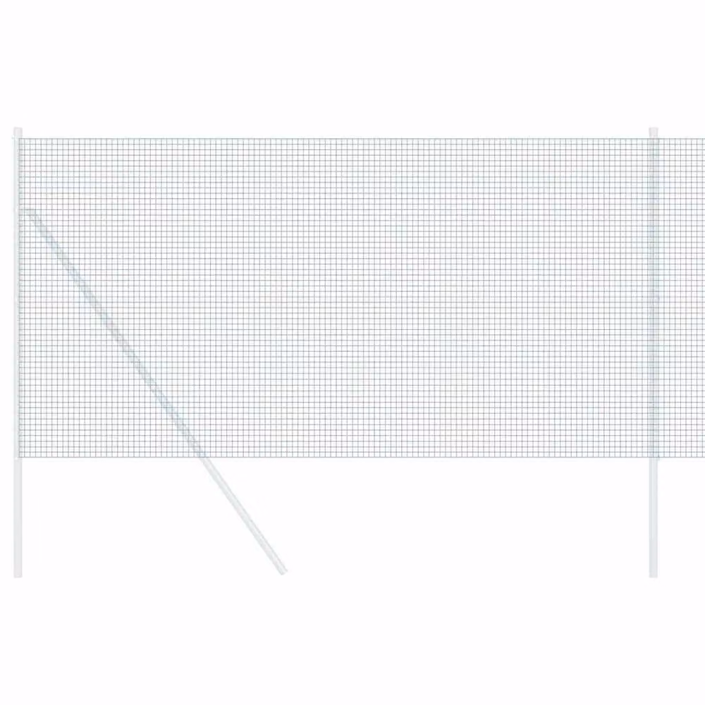 Berkfield Home Green PVC Coated Steel Welded Wire Fence, H: 1.2 m x W: 50 m – 3
