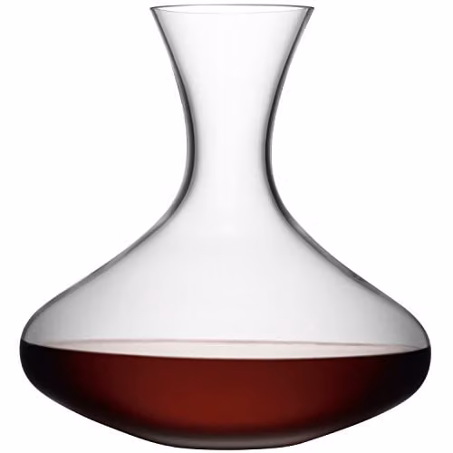 LSA International Handmade Glass Wine Carafe, Transparent, 2.4 l – 1