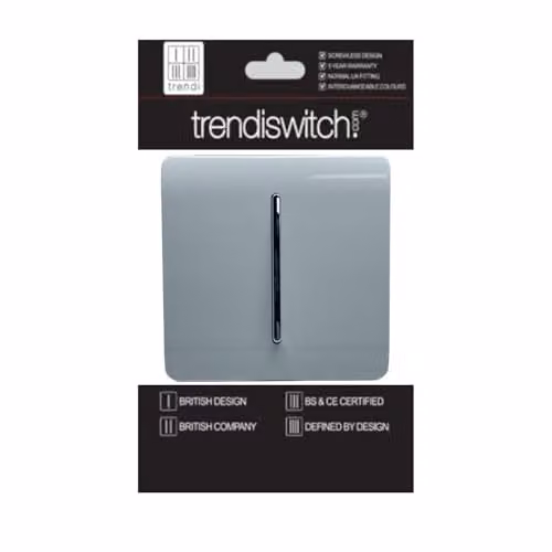 Trendi Switch 10 Amp Triple Pole Fan Isolator Switch in Cool Grey – 2