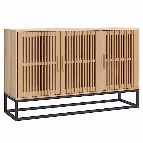 vidaXL Classic Sideboard in Brown, W/D/H: 105 x 30 x 65 cm