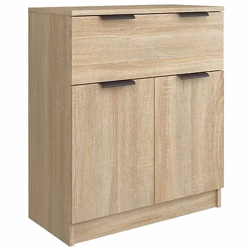 vidaXL Modern Sideboard in Sonoma Oak, W/D/H: 60 x 30 x 70 cm – 1