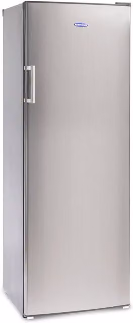 Iceking RZ245ES Silver Freestanding Upright Freezer, E Energy Rating, W/D/H: 60 x 60 x 242 cm