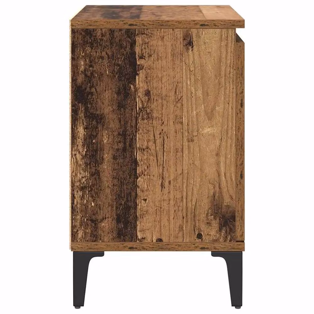 EONLION Bedside Cabinet in Brown Old Wood, W/D/H: 40 x 30 x 50 cm – 4