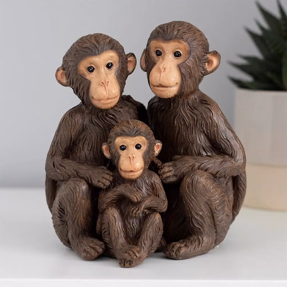 Something Different Just The Tree Of Us Monkey Family Ornament in Brown – 2