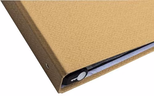 Exacompta Photo Album Binder in Beige, 120 Photos, 60 Pages, W: 32 cm x H: 26 cm – 4