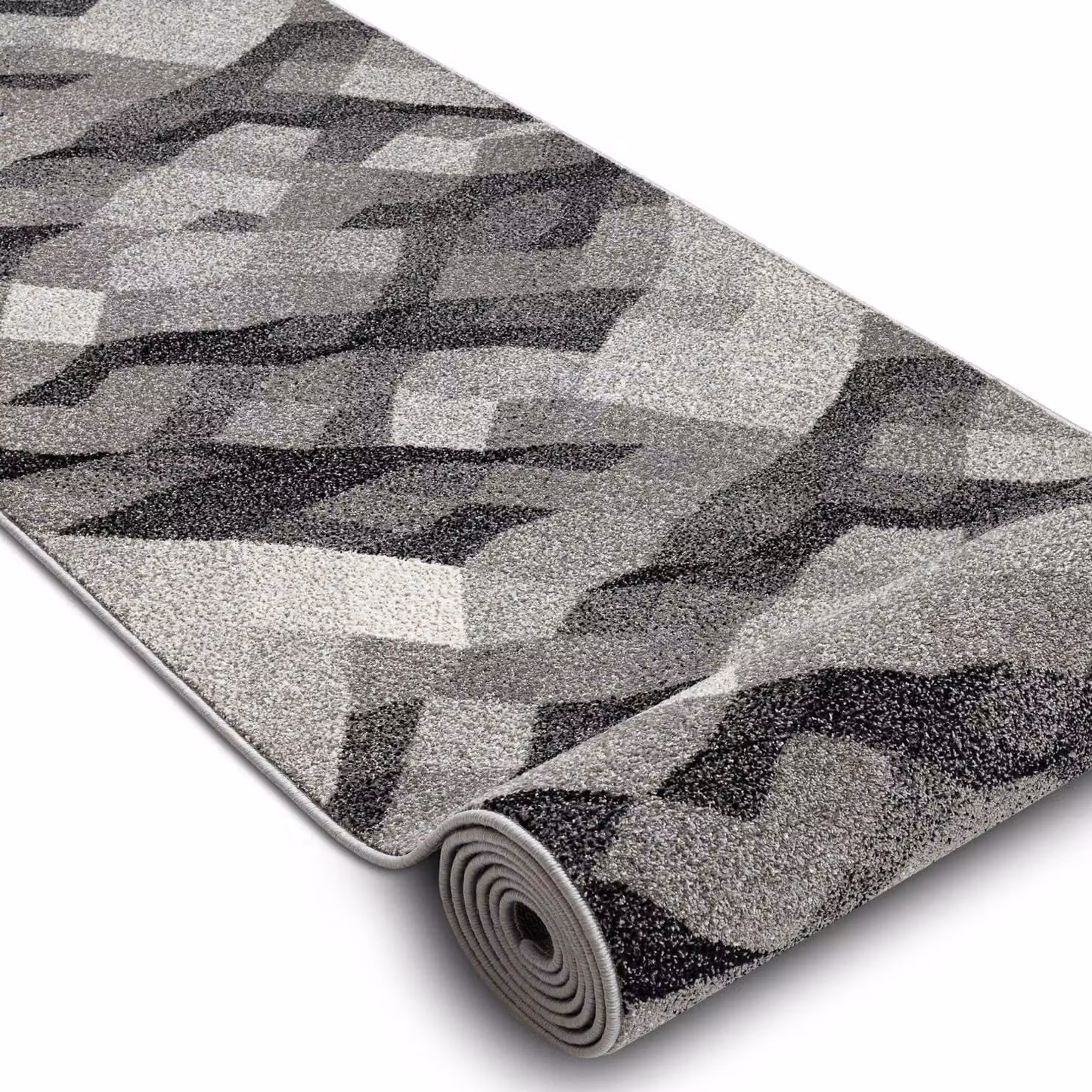 RugsX Silver Palanga Runner in Grey, W: 80 cm, L: 150 cm – 2