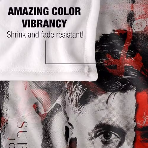 LOGOVISION Supernatural Dean Winchester Demon Silky Touch Super Soft Fleece Throw Blanket, Multicolour, W: 152 cm, D: 127 cm – 3