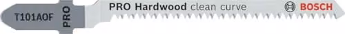 Bosch Hardwood Clean Curve T101AOF Jigsaw Blades, Pack of 3, Silver – 1