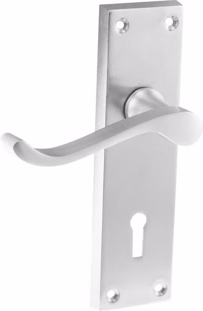 Hiatt Chrome Lever Lock Handle