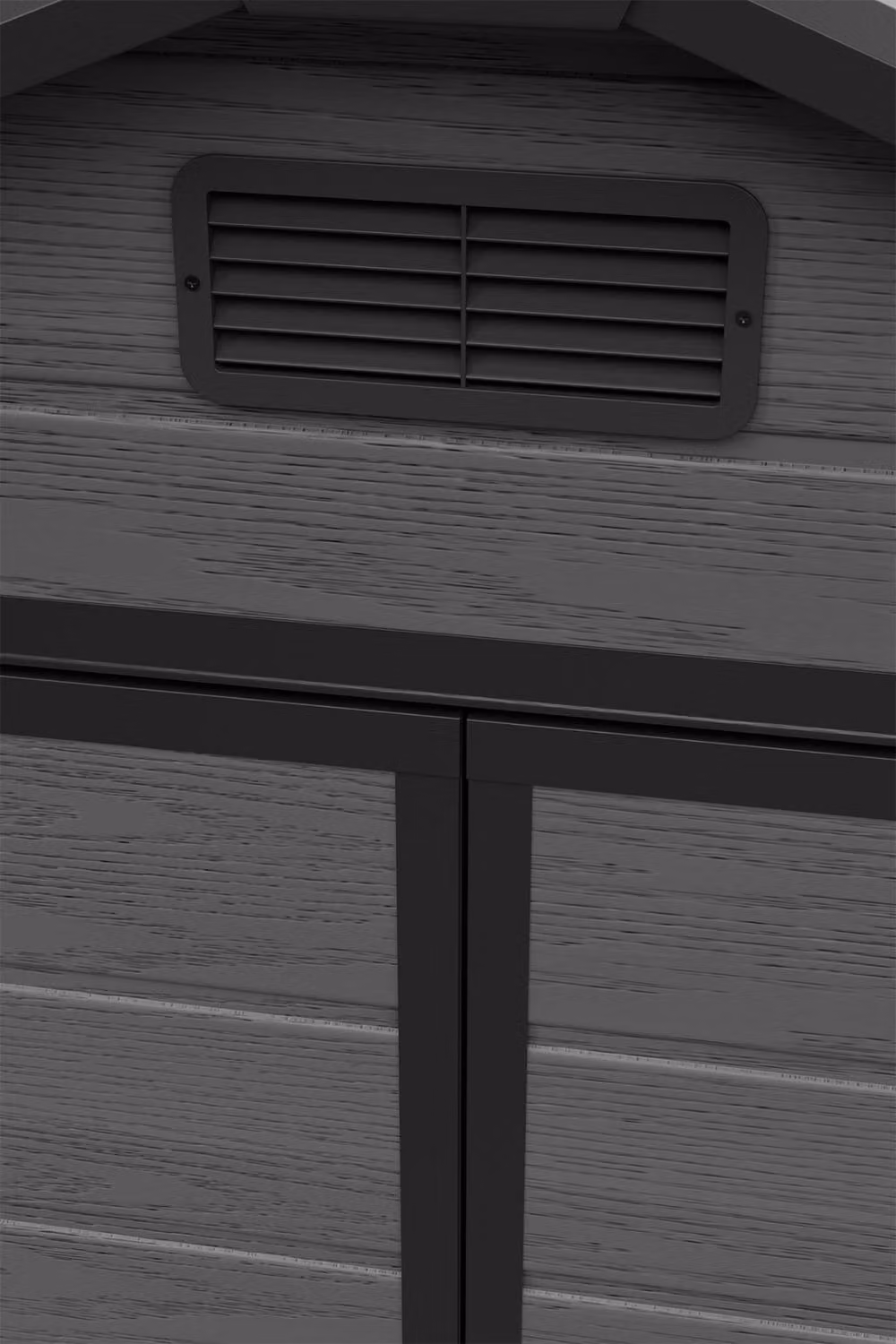 Living and Home Dark Grey Plastic Outdoor Garden Storage Shed – 5